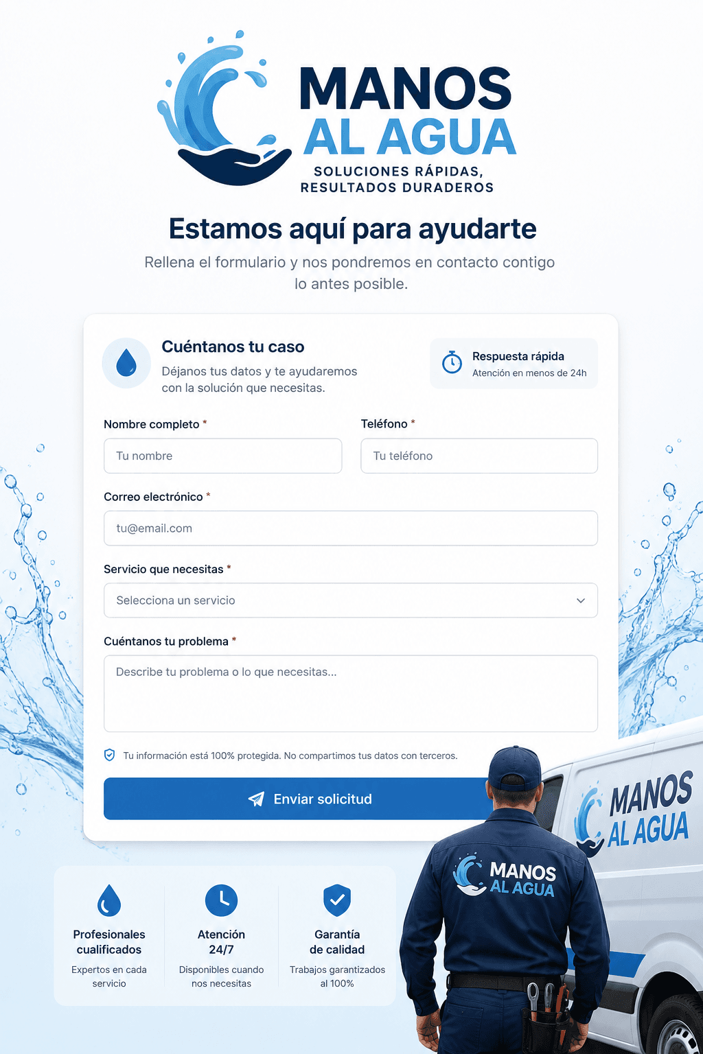 presupuesto de fontanería